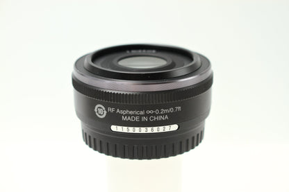 1NIKKOR 10/2.8 ブラック