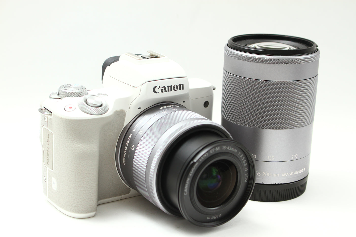 EOS Kiss M2 ホワイト ダブルズームキット