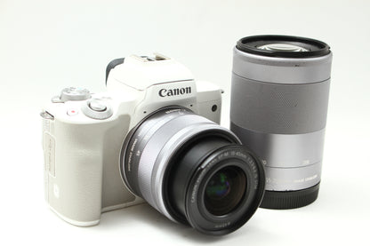 EOS Kiss M2 ホワイト ダブルズームキット