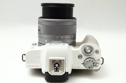 EOS Kiss M2 ホワイト ダブルズームキット