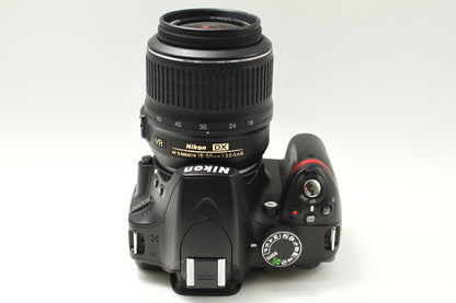 D3200 ブラック + 18-55 G VR レンズキット