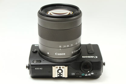 EOS M2 ブラック + 18-55 IS STM