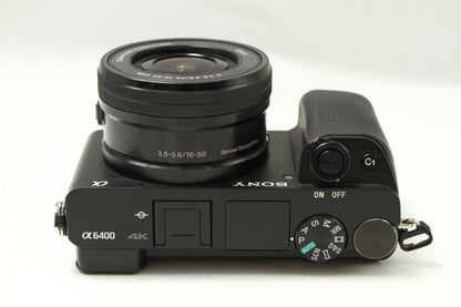 α6400 ブラック + PZ 16-50 レンズキット