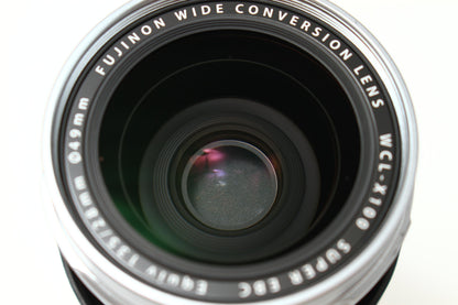 ワイドコンバージョンレンズ WCL-X100 シルバー (X100シリーズ用)