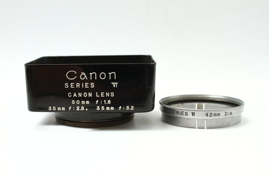 SERIES VI 50/1.8 35/3.5 角型フード + 42mm Dia