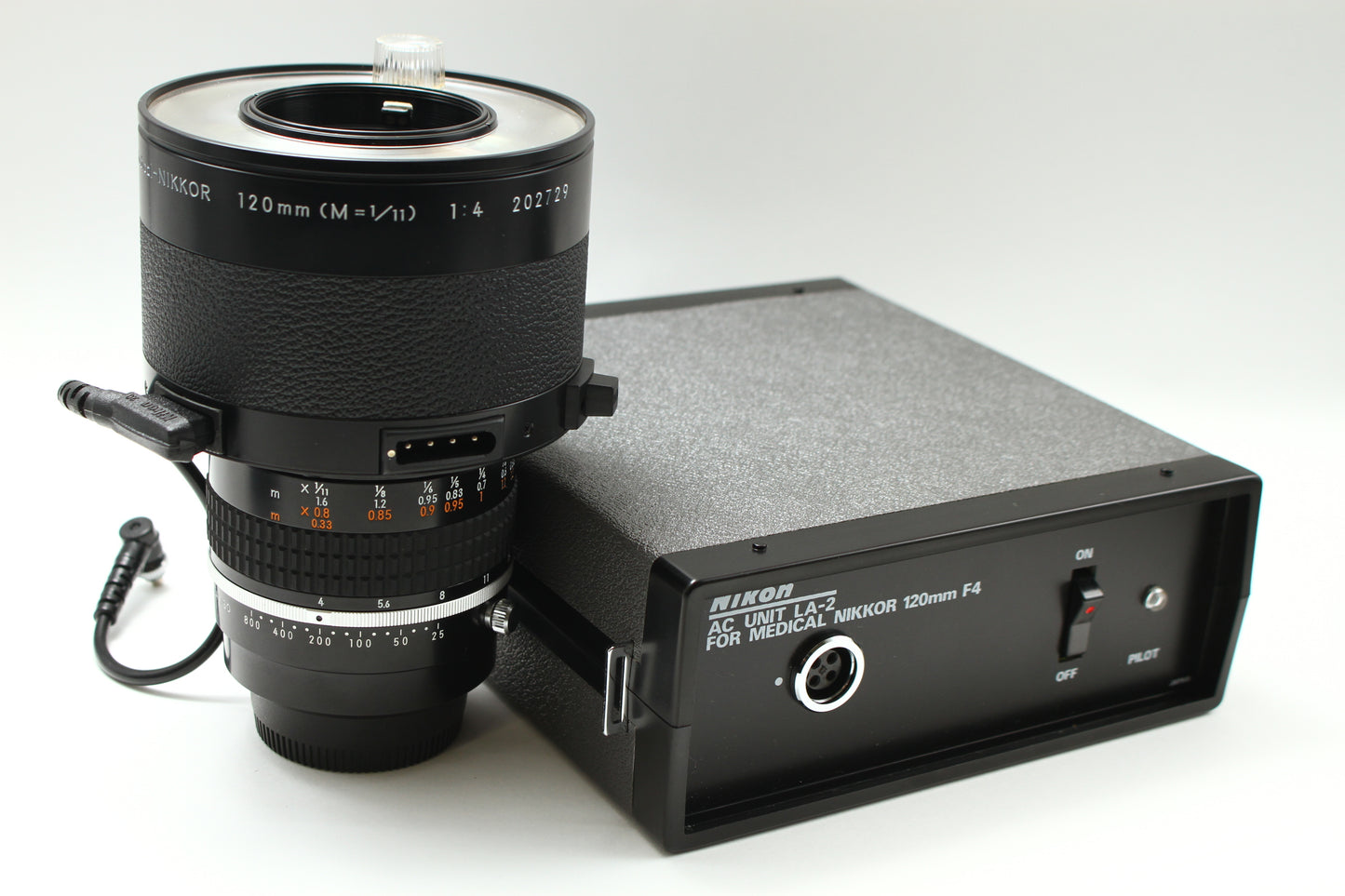 Medical NIKKOR メディカル・ニッコール 120/4 + 電源ユニット AC UNIT LA-2