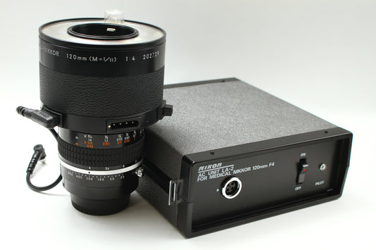 Medical NIKKOR メディカル・ニッコール 120/4 + 電源ユニット AC UNIT LA-2