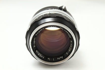 S Auto 5.8cm/1.4 PAT.PENDマーク入り