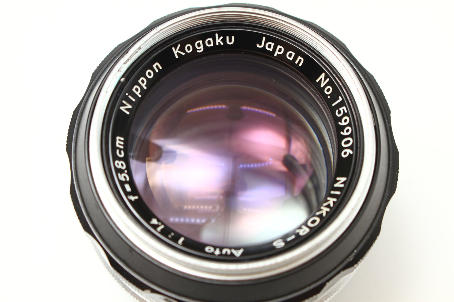 S Auto 5.8cm/1.4 PAT.PENDマーク入り