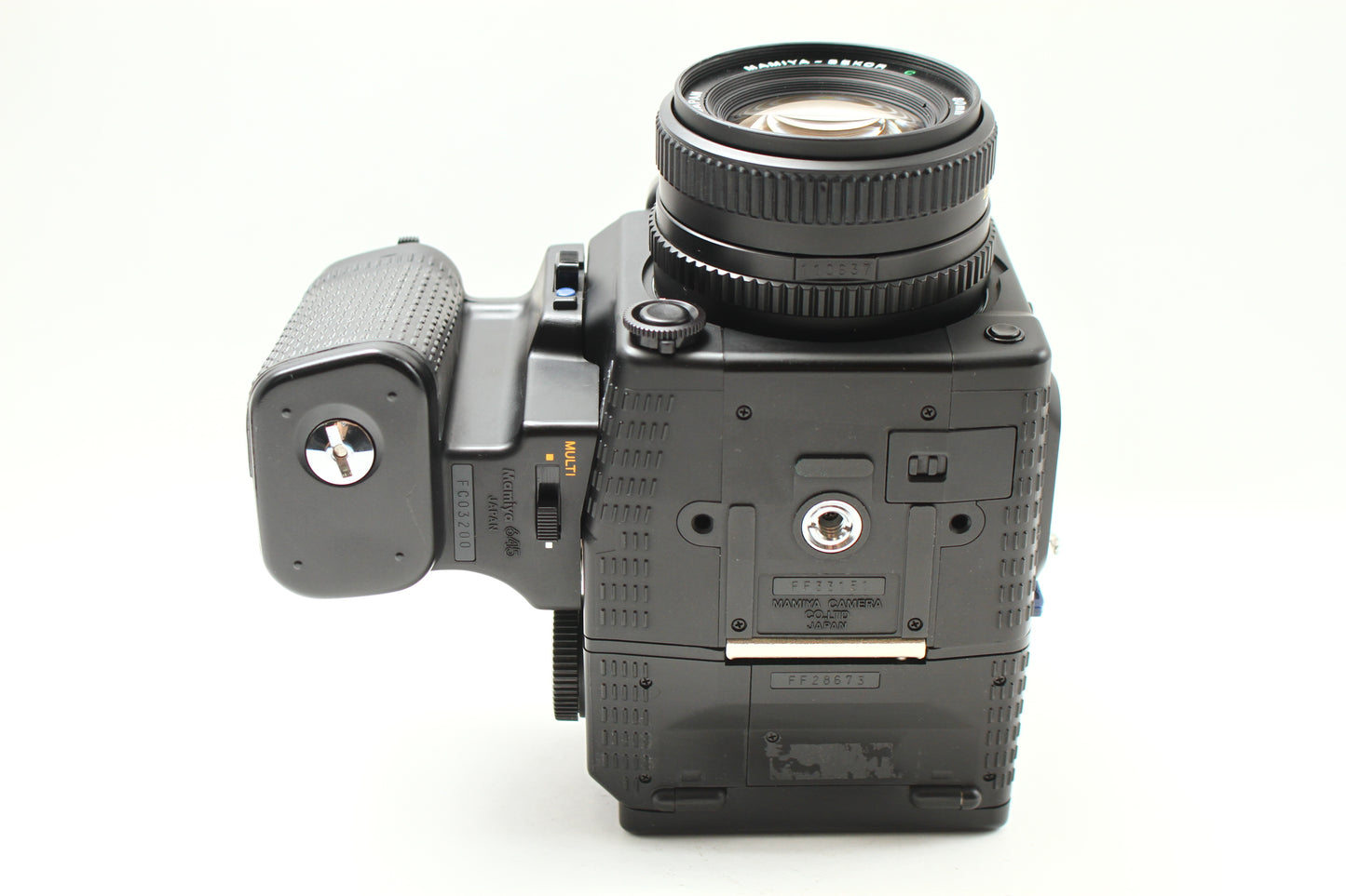 M645 SUPER +AEファインダー + SEKOR 80/2.8 + 120ロールフィルムホルダー  + パワーワインダー