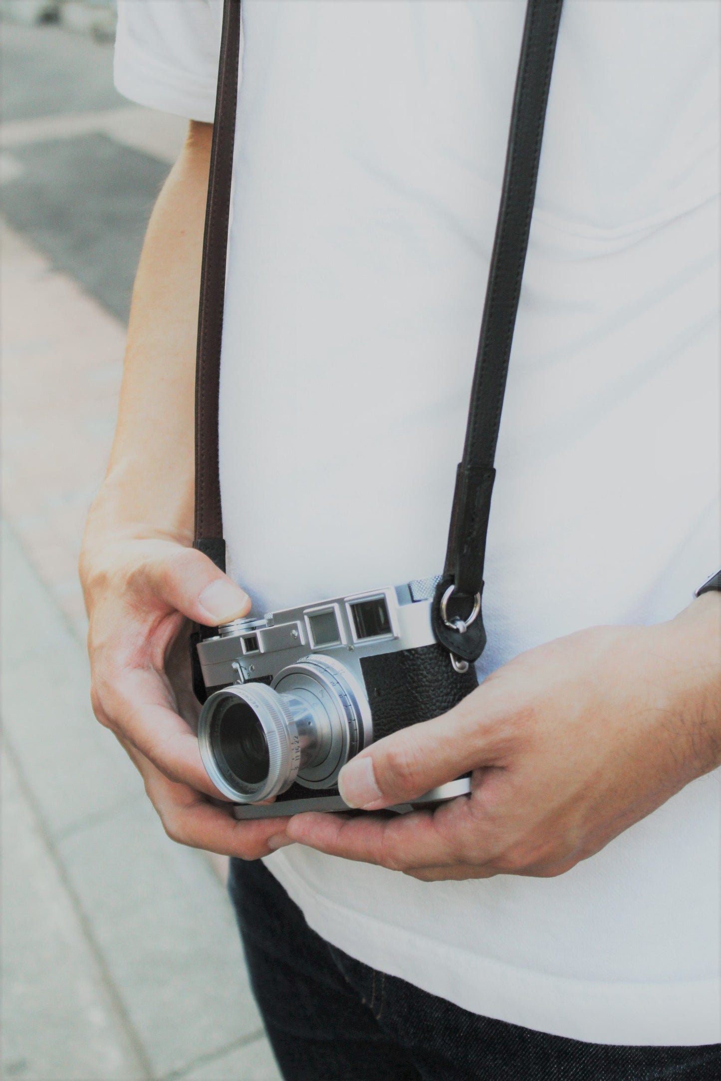 イタリアンレザーストラップ ブラック