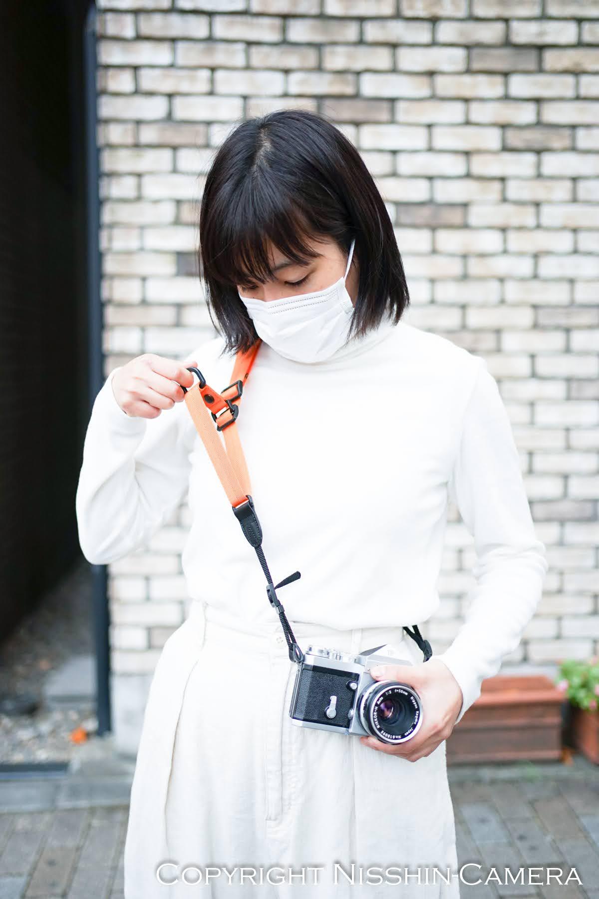 イージースライダー カメラストラップ オレンジ