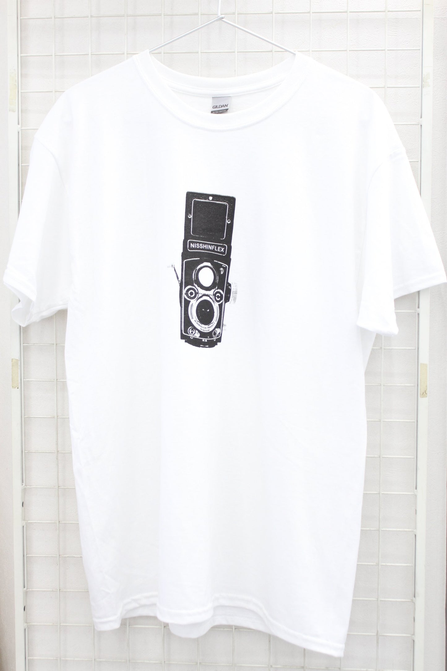 Tシャツ 二眼レフ フロントプリント (M)